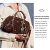 EverToner Braided Rope Keychain for Women Leather Songmont mountain with Matsuyu stone crysta Purse Keys Backpack Pendant