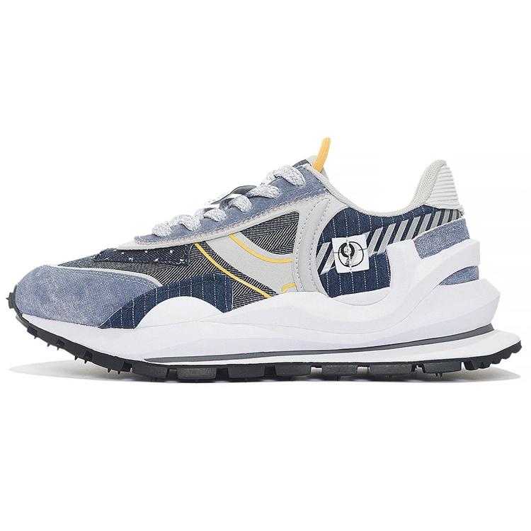 

New LiNing Fangyuan Eternal Cushioning Anti Slip And Wear Resistant Low Top Sports Casual Shoes Men s Blue Gray AZGS079-1 43