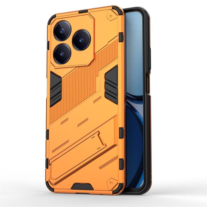 For Realme C63 4G Case Realme C63 4G Cover Funda Armor PC Holder Shockproof TPU Protective Phone Back Cover For Realme C63 4G