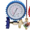 AC Manifold Gauge Set HVAC Refrigerant Charging Kit for R134a R22 R12 R502 Dual Gauge Automotive and Home AC Diagnostic Tool