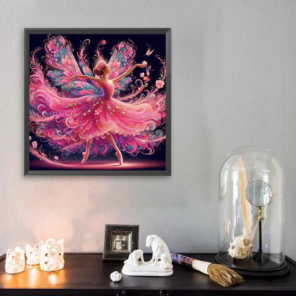 5D DIY Plné čtvercové vrtání Diamantová malba Dívka Sada pro domácí dekoraci Umění