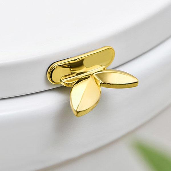Touchless Toilet Lid Lifter - Self-Adhesive, Easy Install Bathroom Accessory Toilet Paper Holder Toilet Brush And Holder Set