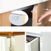81pcs Clear Transparent Silicone-Like Door Stopper Bumps - Heavy-Duty Cabinet & Furniture Protectors, Wall-Mounted