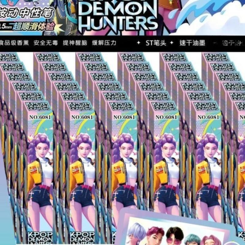 @KPop Dämonenjäger Rumi Jinu Abby Saja Anime Zweidimensional Stift drücken Blind Box Hochwertig Praktisch Büro Unterschriftsstift