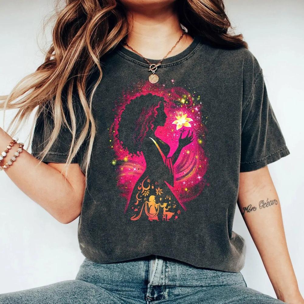 Retro Disney Villains Mother Gothel Portrait Shirt Disney Tangled Villains Tshirt Walt Disney World Villains Group S