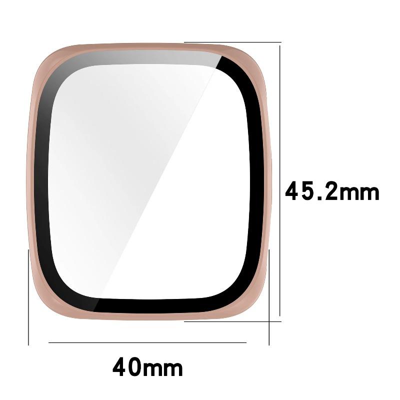 For Amazfit Active 2 square Watch Protective Case With Screen Tempered Glass 2-in-1 Protector Watch Protection Cover With Film