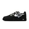 Air Force 1 Black Warrior, Between White, Double Shoelace Deconstruction, Premium Matte CW2288-001(Team830-)