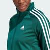 adidas Giacca da tuta da donna Primegreen Essentials con colletto alto, vestibilità regolare, verde foresta IM2821