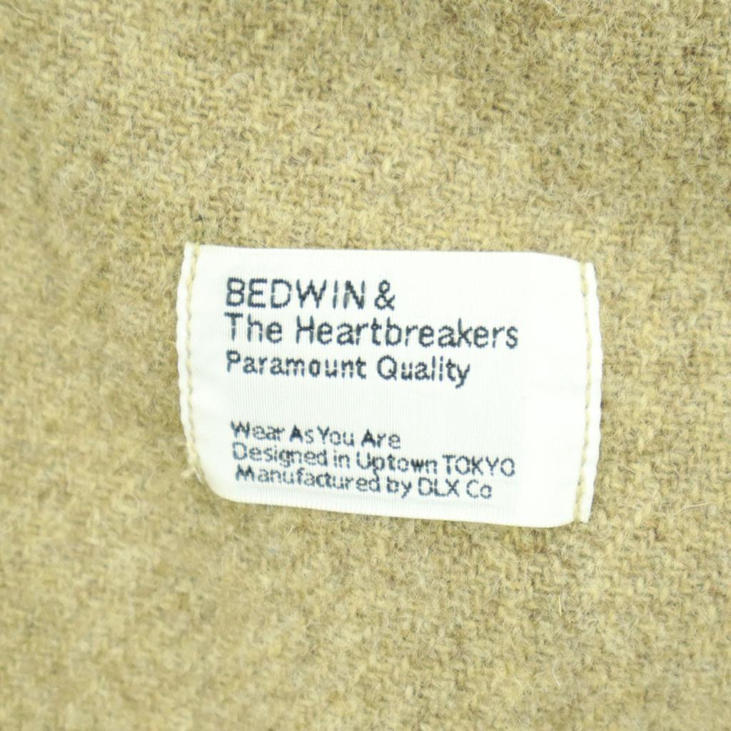 BEDWIN & THE HEARTBREAKERS feito no Japão Casaco Chester de manga comprida Marrom Masculino Usado
