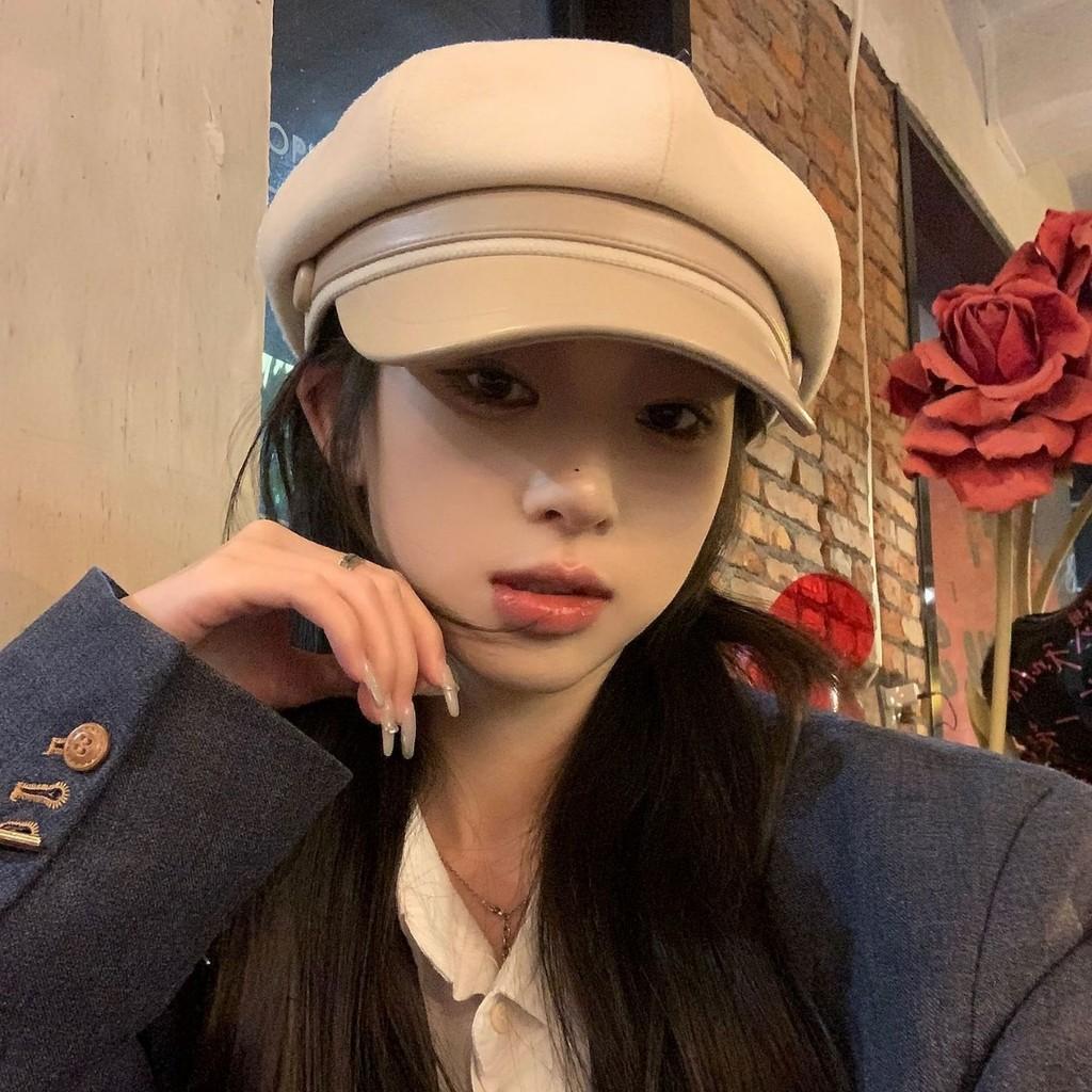 Classic Wool Beret Hat With Short Brim For Winter Fashion And Casual Wear