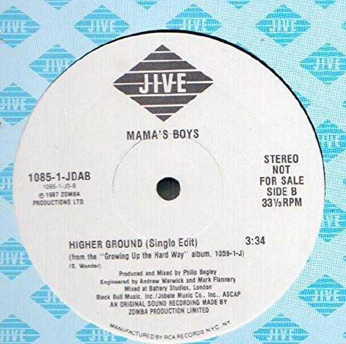 LP Record MAMAS BOYS Higher Ground 10851JDABPROMO Jive 1987 US Rock Used
