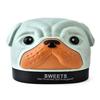 Caixa de Papel em Rolo Fofo Cachorro Pug Animal Caixa de Lenços Papel Higiênico Decorativo Mesa Banheiro Suporte, Capa, Armazenamento Queen-b, (Verde)