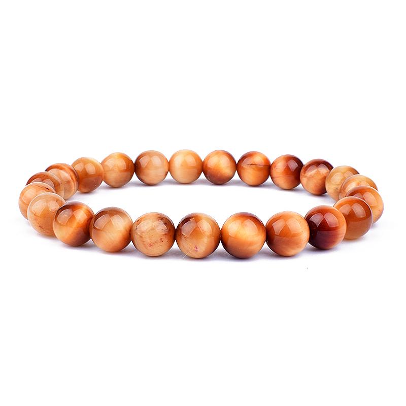 Natural Tiger Eye Beads Bracelet Hematite Stone Beaded Yoga Energy Bracelet for Women Men Charm Jewelry Gifts Pulsera de hombre