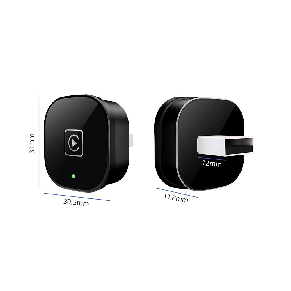 

2in1 Wired to Wireless CarPlay Android Auto Adapter for OEM Car Stereo With USB Plug and Play For Volvo Benz Mg Kia Chery VW