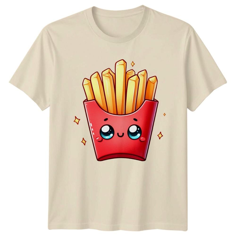 Cute Kawaii French Fries TShirt Kawaii Food Fast Food Birthday Gift