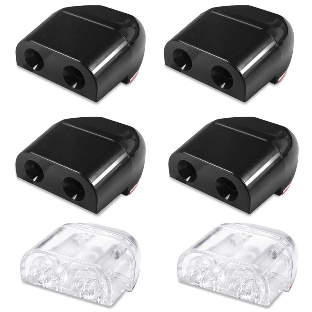 3 Pairs (6pcs) Deer Whistles FineGood Truck Motorcycle Car Plastic Deer Whistles Alarm Road