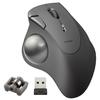 Mouse trackball wireless ELECOM IST wireless 2,4 GHz Suport rulment Operare cu degetul mare Bilă de 36 mm 5 butoane Windows Mac Chromebook Negru M-IT11DRBK