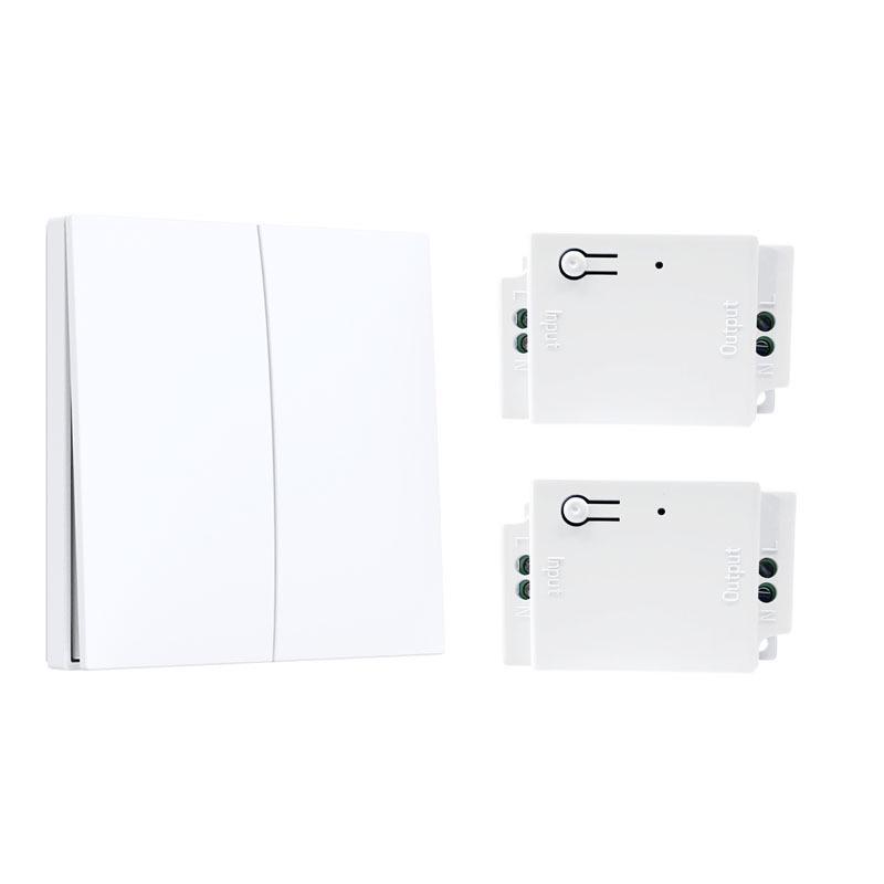 Self-Powered Wireless Switch: Stick-On Multi-Control Remote for 86-Type Panels, No Wiring Needed