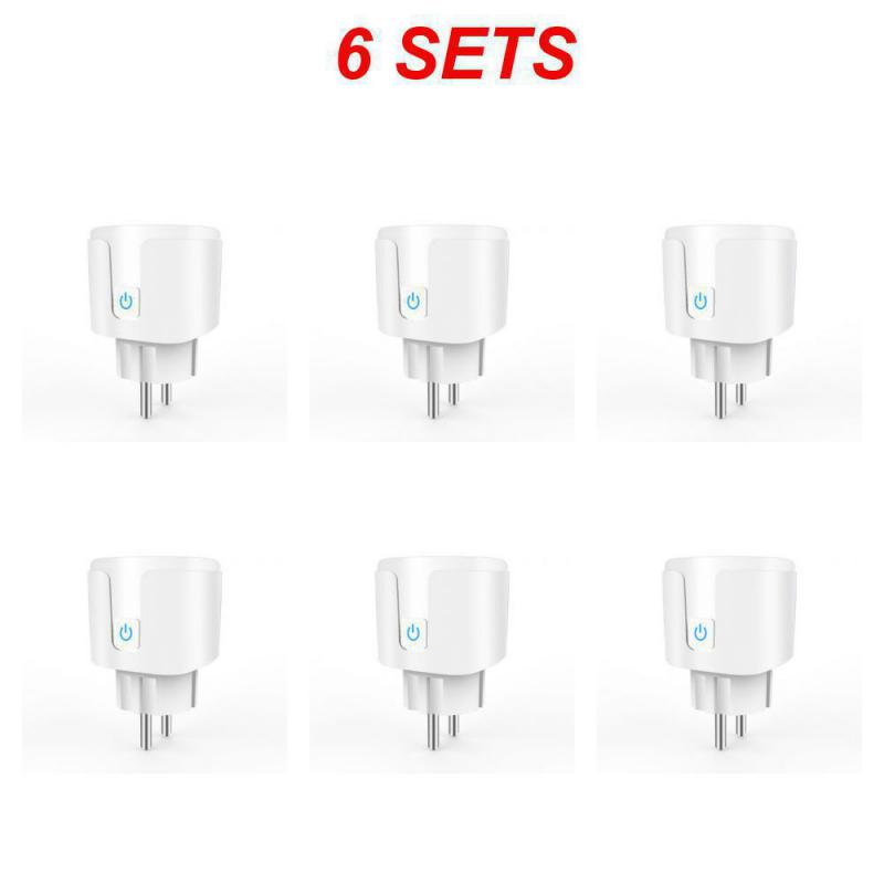 EWelink WiFi Smart Socket 20A EU Plug With Power Monitoring Timing Outlet Smart Home Voice Control With Alexa Google Home Alice