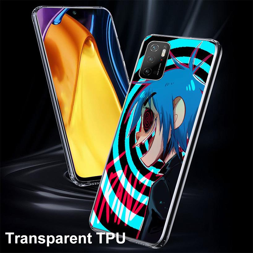 Gorillaz Anime Phone Case For Xiaomi Poco X7 X6 X5 Pro F7 Ultra Redmi 15C 15 13C 13 12C 12 10 10A 10C 9 9A 9C 9T Cover Poco X7 X