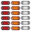 High-Brightness LED Truck & Trailer Side Signal Light 12V-24V