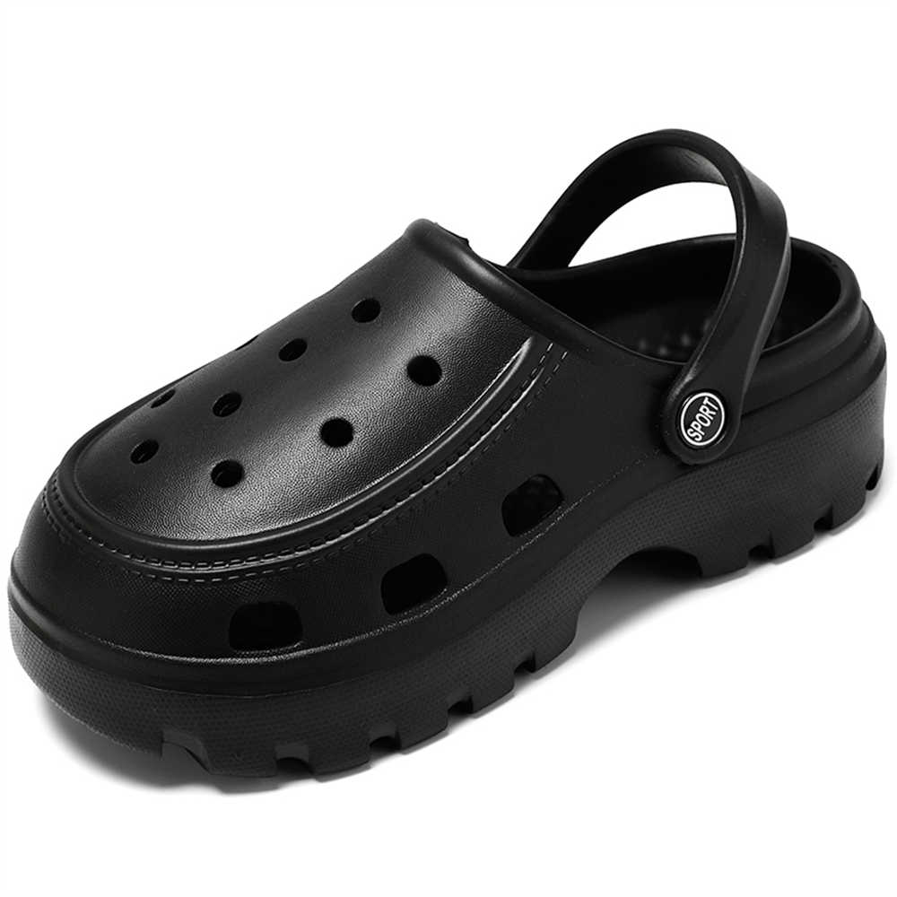 Fashion 37-38 Playform Ladies Boots Black Ladies Summer Slippers Shoes Flat Women's Sandal Sneakers Sports Runing Dropship Besket