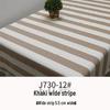 Plaid Cotton Linen Tablecloth and Cushion Fabric Set