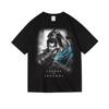 2024 Games LOL League of Legends Men's Printed Women's Cotton Crew Neck Short Sleeve Half Sleeve T-Shirt Men's Women's T-Shirt