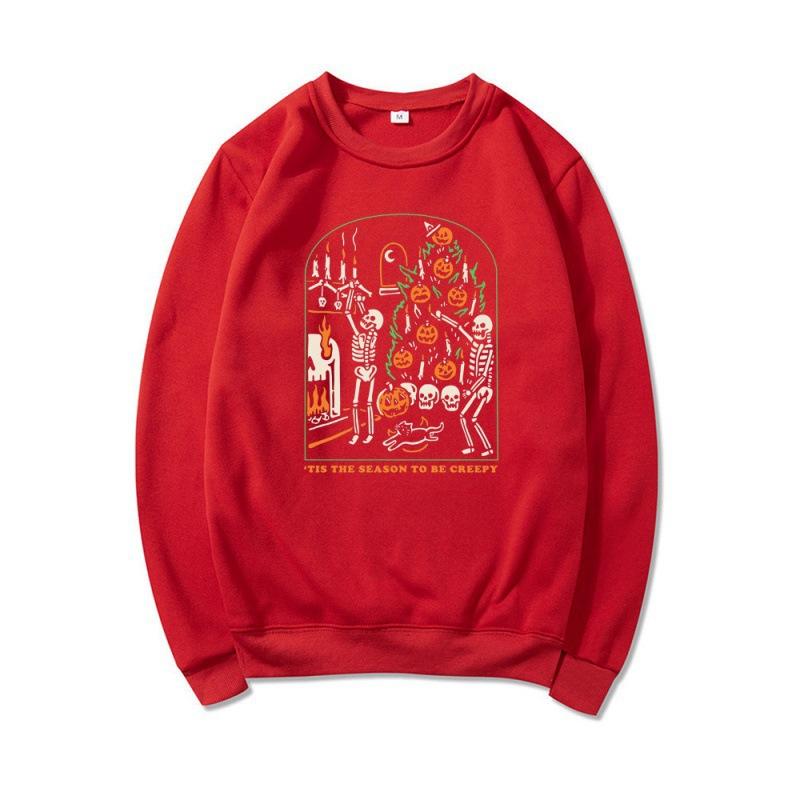 Halloween Pumpkin Print Long-Sleeved Top Women'S Casual Hoodie