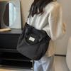 Large Capacity Oxford Cloth Commuter Tote Bag Simple Fashion Shoulder Bag Casual Fashion Small Fresh Girls Bag