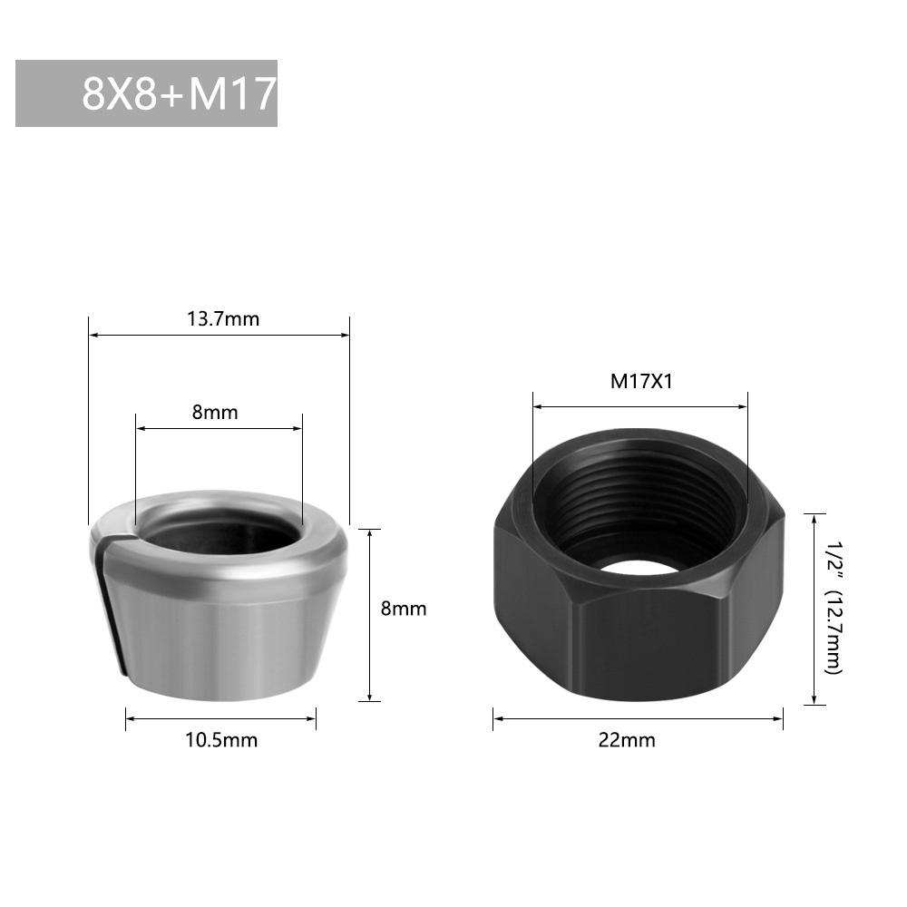 6-10mm Collet Chuck Adapter Accessories Carbon Steel Engraving Machine