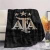 1PC Argentina national FC Print Flannel Blanket, High quality Comfortable for All Seasons, Home Decor, Warmth and Comfort, Perfect for Christmas Gifts