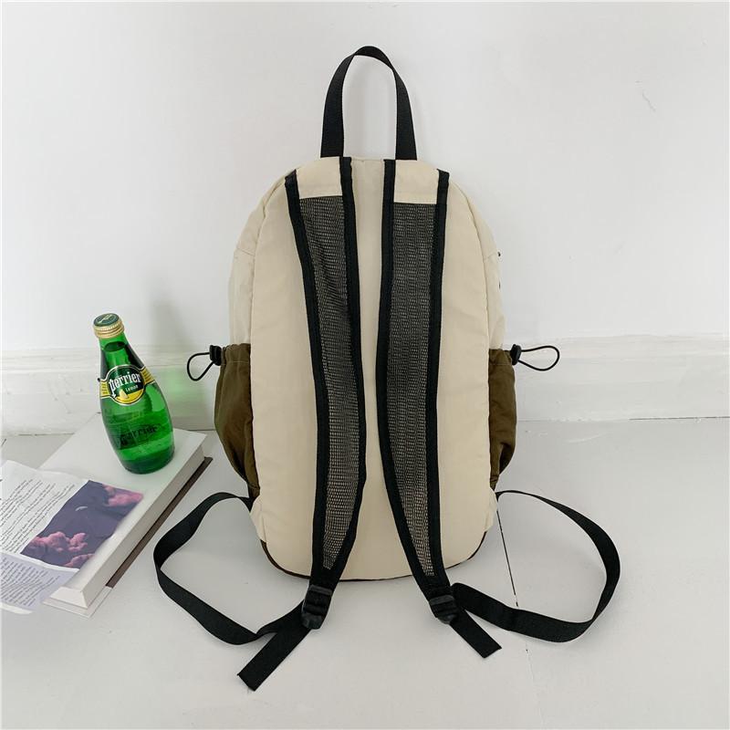 Schoolbag1011 outdoor backpack contrasting color mountaineering bag cute schoolbag lightweight travel bag light backpack small backpack wholesale