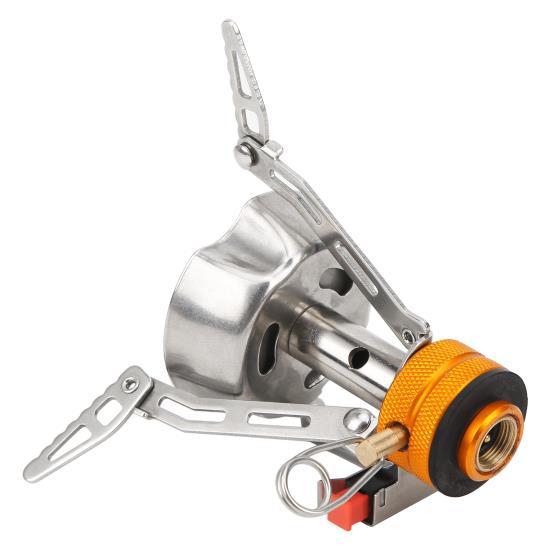 Mini Camping Oven Stove Outdoor Portable Windproof Gas Stove Foldable Picnic Burner