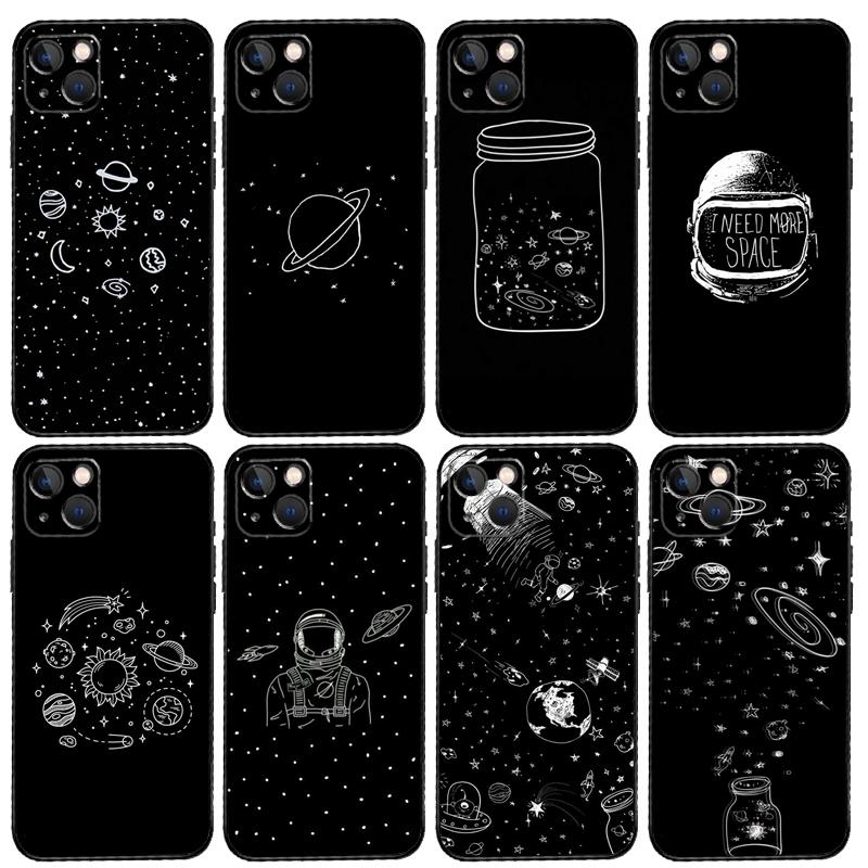 Aesthetic Space Stars Planet Phone Case For Samsung Galaxy S25 S26 Ultra S20 S21 S22 S23 S24 S10 Plus S24 FE S25 FE Cover