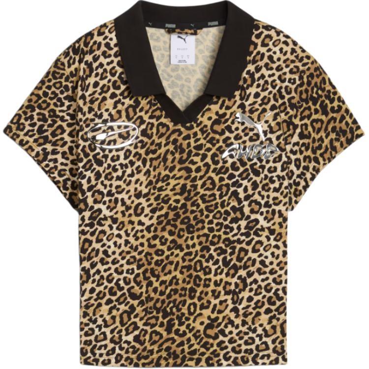 (WMNS) PUMA x A$AP ROCKY Baby T-Shirt Warm Beige AOP Women s 636099-05 M