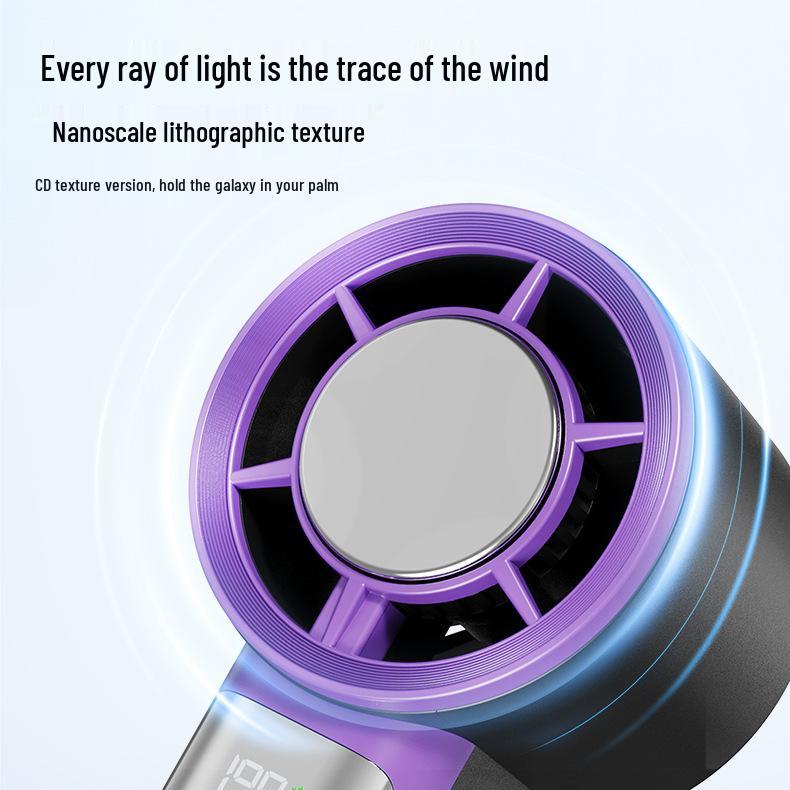 Compact Handheld Outdoor Cooling Fan - Portable, Long-lasting, Strong Wind Power