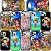 For Samsung Galaxy S24 S23 iPhone 16 15 14 Xiaomi Redmi Note 13 12 11 10 8 Plus 9 Pro Max X XR Phone Case Anime Nami One Piece Luffy OPPO Huawei Cover