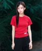 ROSEFRANTZ Essential Rose Label T-Shirt [Red]