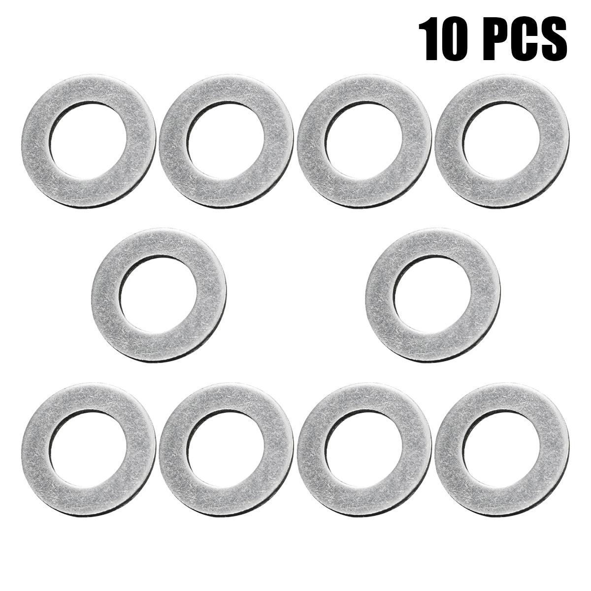 

10/20/50/100PCS 90430-12031 Aluminum Oil Drain Plug Gaskets Crush Washer Seals For Toyota Camry Corolla For Lexus For Scion 10PCS