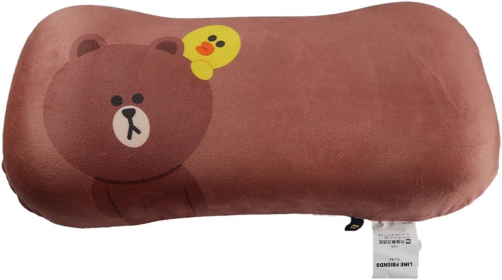 

Marushin LINE FRIENDS Backrest Lumbar Soft and Soft Memory Perfect Gift for Birthdays and Product 5585001800 Cushion, Pillow, Foam, Brown, Mother s