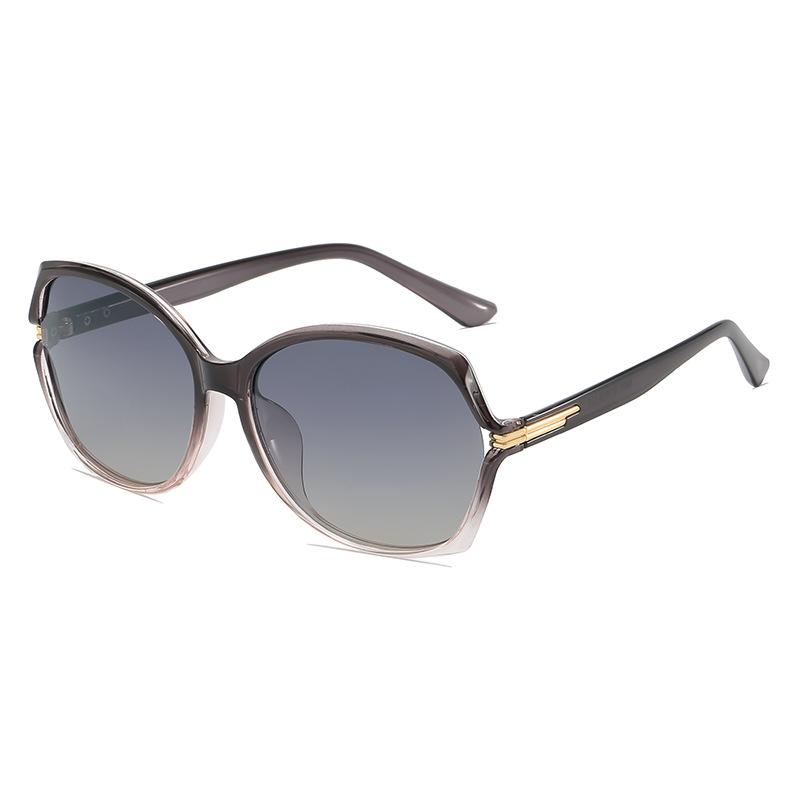 Polarized Sunglasses Women'S Summer Uv Protection Retro Sunglasses Big Face Thin Mother Glasses