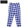 DRAWER 6514-236-1301 Blue Kasuri Check Jacquard Pants Bottoms 34 blueUsed