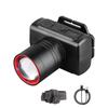 1200Lum Tactical LED Headlamp - USB Rechargeable Head Flasglight, Zoomable Sensor Light for Night Fishing, Hunting, Emergency