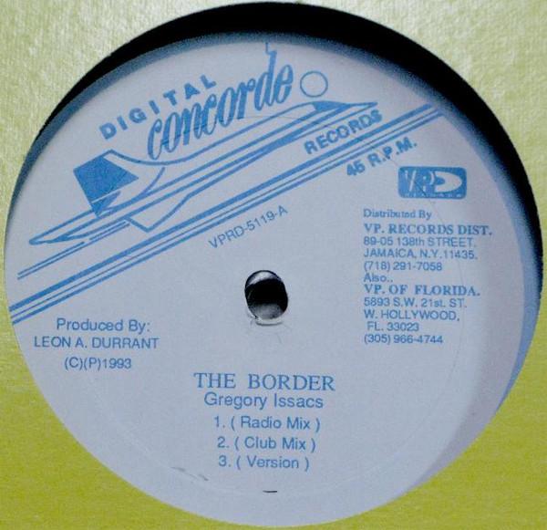 

12inch Record GREGORY ISAACS The Border Unforgettable VPRD5119 Digital Concord 1993 US Reggae Ska Dub Used