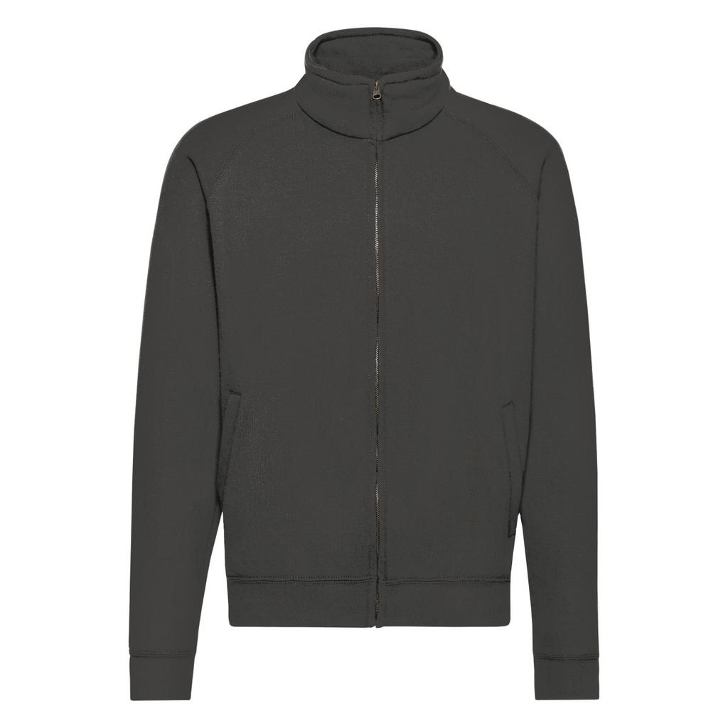 Fruit of the Loom Mens Classic Plain Sweat Jacket