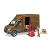 BRUDER MB UPS & Forklift (with Figure) BR02538