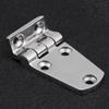 2pcs Stainless Steel Flush Door Hatch Compartment Folding Bending Hinge Casting for Boat Marine