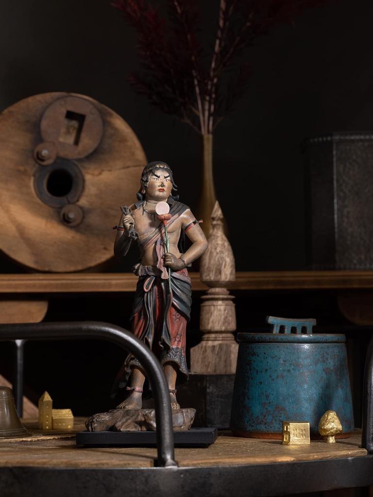 ISM TanaCOCORO Eko Doji Buddha Statue Figur Nationalschatz ISM tc3786 [Handfläche] (Eko Douji)
