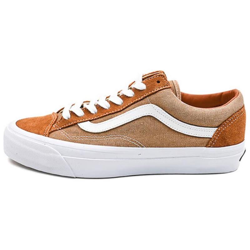

Vans LX OLD SKOOL Low Top Skateboard Shoes Unisex Brown Sneakers VN000D57TBR 38.5